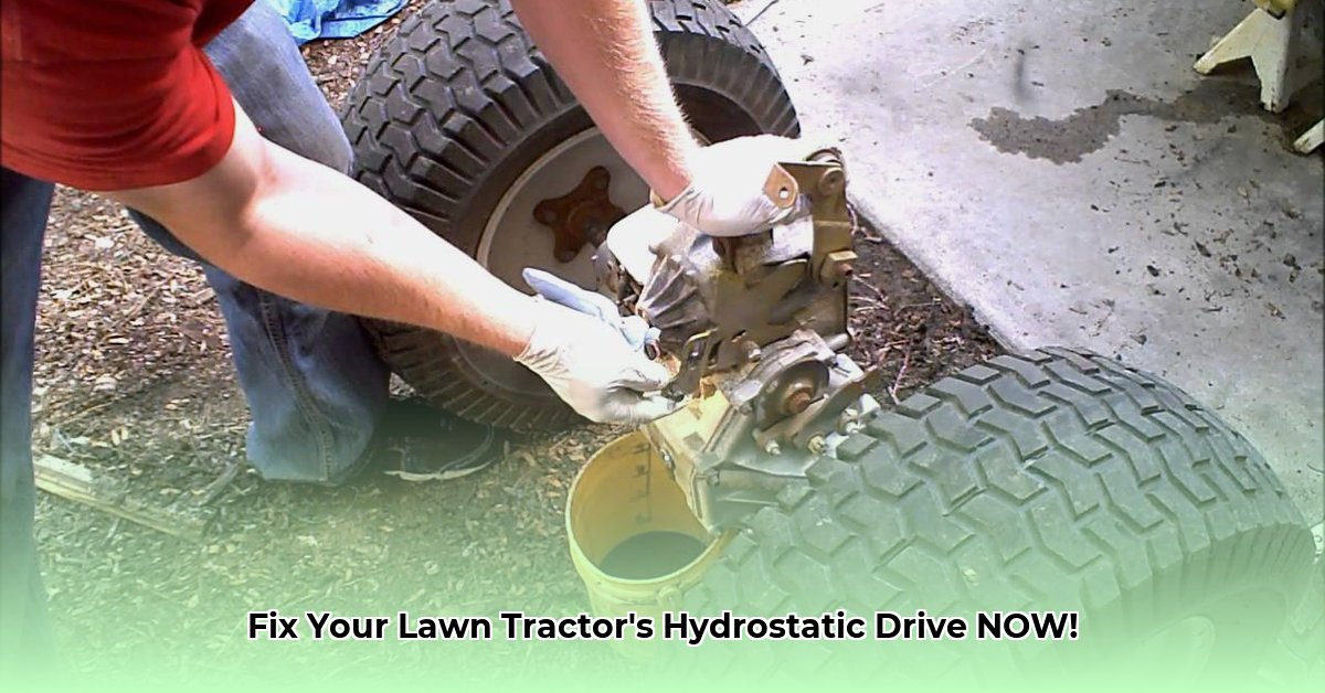lawn-tractor-hydrostatic-drive-problems